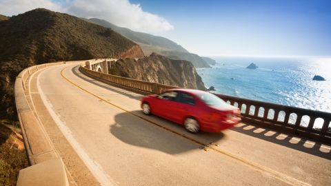 Car on highway